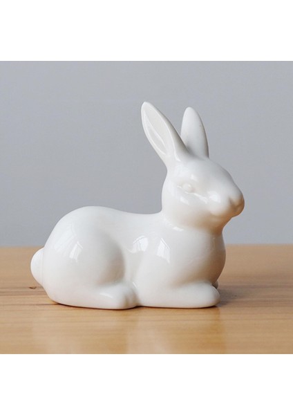 6x Minyatür Tavşan Heykelcik Paskalya Heykeli Kitaplık Dekor El Sanatları 4.9x9.5 Cm (Yurt Dışından) fırsatları