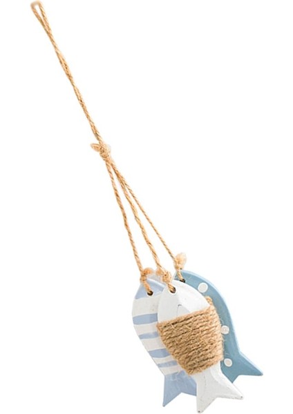 Ahşap 3 Balıklar DEKOR,11.02X2.76X0.79INCH - 02 (Yurt Dışından)