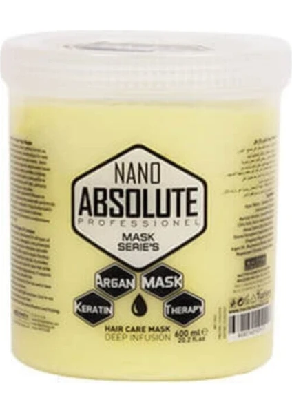 Nano Absolute Sarı Saç Maskesi 500 ml