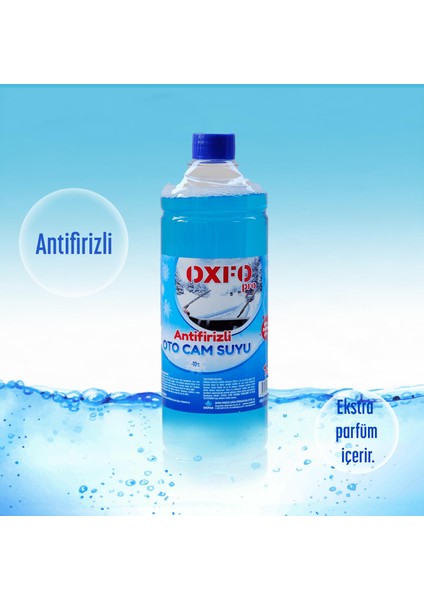 Oxfopro Antifirizli, Parfümlü Oto Cam Suyu 3'lü Ekonomik Set