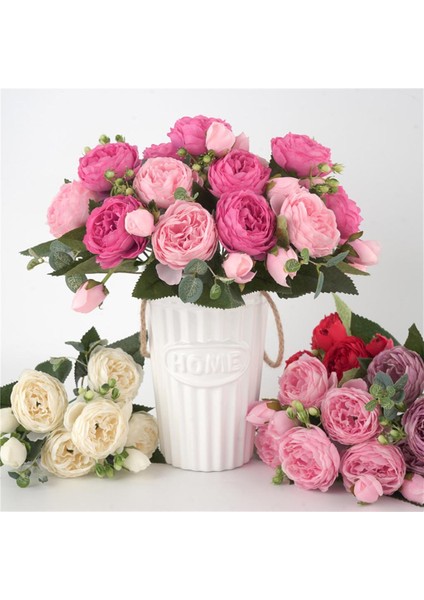 Çiçekler Şık Gerçek Dıy Düğün Buketleri Orta Süsleri (Yurt Dışından) indirimleri