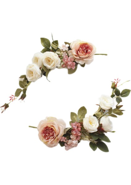 Dekoratif Çiçek Swag Garland Düğün Çiçekleri Dekoru Için 40 Cm (Yurt Dışından) fiyatları