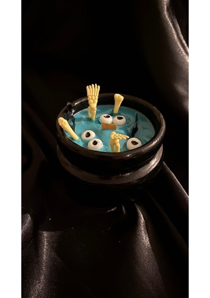 Cadı Kazanı Mum (Happy Halloween,cadılar Bayramı)