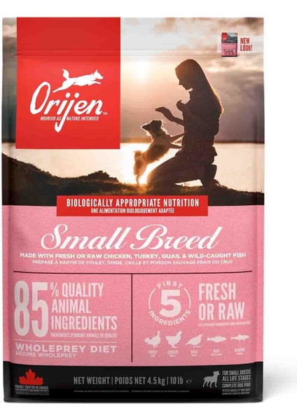 Orıjen Small Breed Puppy Adult Köpek Maması 4,5kg