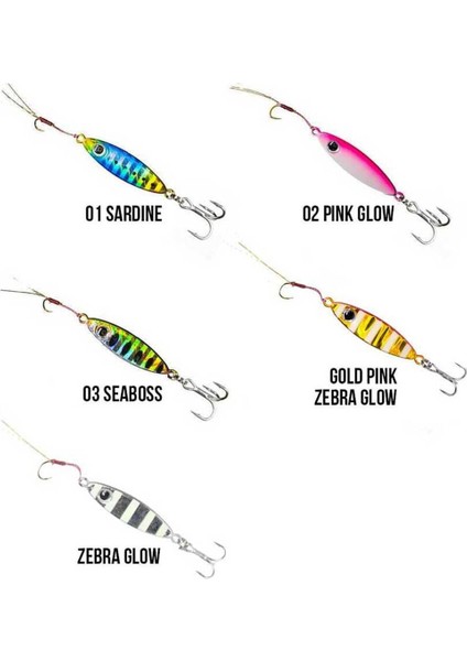Zuby 43MM 15GR Jig Yem Seaboss fiyatları