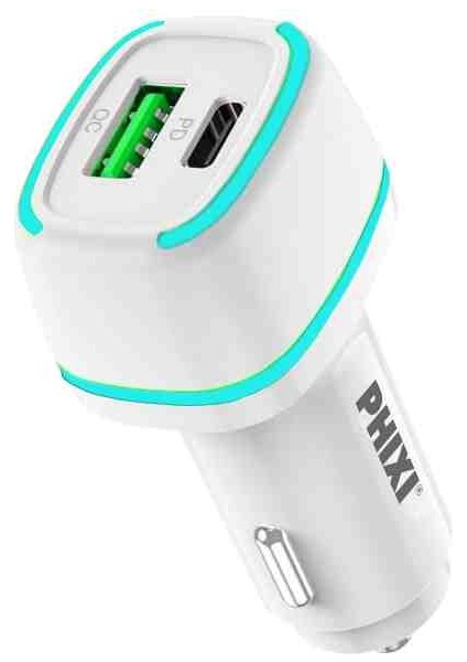 Force QCC4138 Çift Çıkışlı Pd Destekli 38W Araç Şarj Adaptörü