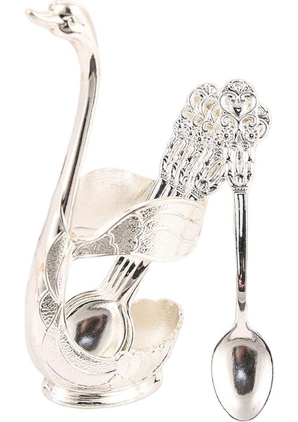 6 Adet Kahve Kaşığı Kuğu Tutucu Çay Kaşığı Tatlı Kaşığı Mutfak Bar Kaşık Argent (Yurt Dışından) fiyatları