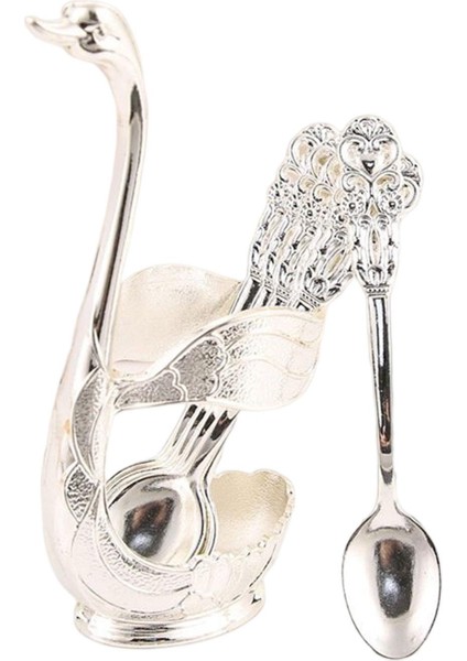 6 Adet Kahve Kaşığı Kuğu Tutucu Çay Kaşığı Tatlı Kaşığı Mutfak Bar Kaşık Argent (Yurt Dışından) modelleri