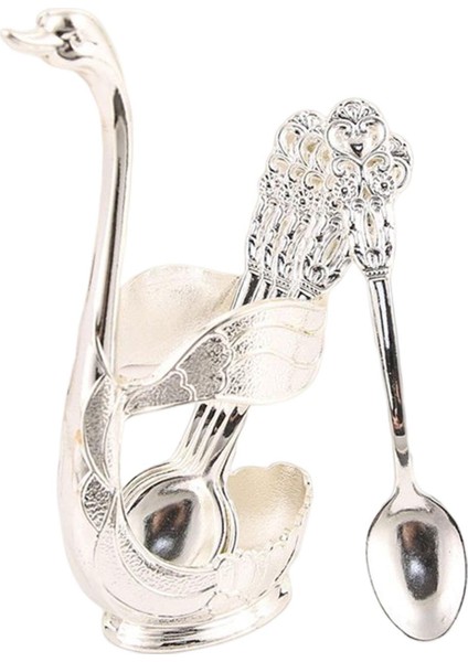 6 Adet Kahve Kaşığı Kuğu Tutucu Çay Kaşığı Tatlı Kaşığı Mutfak Bar Kaşık Argent (Yurt Dışından) fırsatları