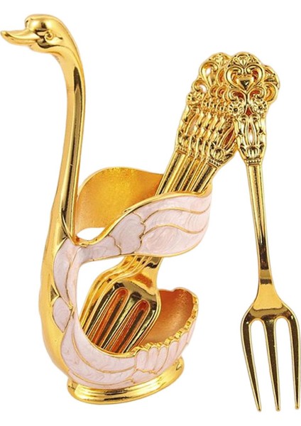 6 Adet Kahve Kaşığı Kuğu Tutucu Çay Kaşığı Tatlı Kaşığı Mutfak Bar Çatal Aureate Beyaz (Yurt Dışından) fiyatları