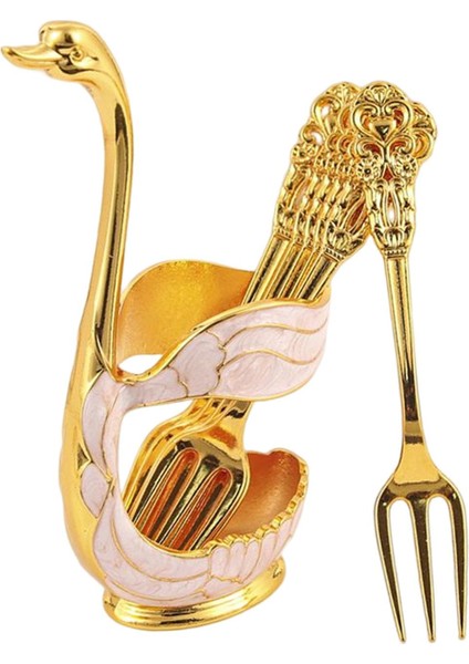 6 Adet Kahve Kaşığı Kuğu Tutucu Çay Kaşığı Tatlı Kaşığı Mutfak Bar Çatal Aureate Beyaz (Yurt Dışından) indirimleri