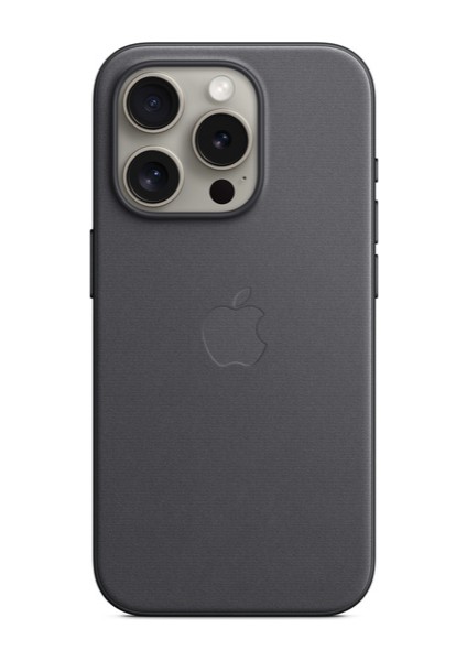 iPhone 15 Pro Magsafe Mikro Dokuma Kılıf - Siyah MT4H3ZM/A