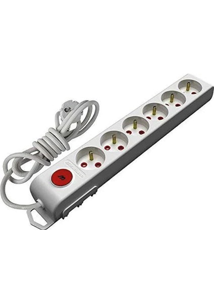 - Rı-Tech Altılı Anaht. Ups Grup Priz(Ç.k.)(2 Mt)