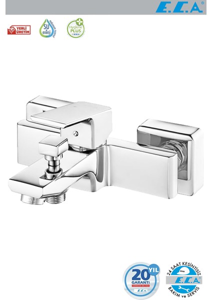 Tiera Banyo Duş Bataryası Krom 102102469