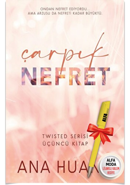 Twisted Serisi Çarpık Aşk, Oyunlar, Nefret, Yalanlar 4 Kitap Seti - Ana Huang + Alfa Kalem - Martı - Ana Huang