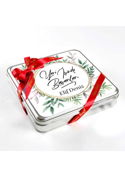 Yeni İş Hediyesi Tahinli Truffle Çikolata (Metal Kutu) modelleri