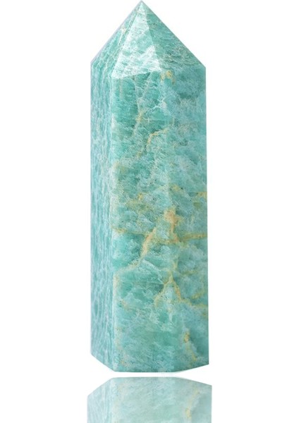 Sertifikalı 1.kalite Doğal Amazonit Doğal Taş Piramit Kazık Obelisk Parça