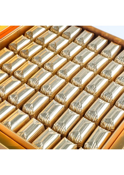 Sütlü Antep Fıstıklı Zarf Çikolata 640g (Gold Kutu)