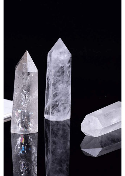Sertifikalı 1.kalite Doğal Kristal Kuvars Taşı Piramit Kazık Obelisk Parça fırsatları