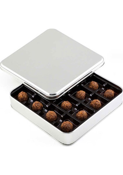 Tahinli Truffle Çikolata (Metal Kutu)
