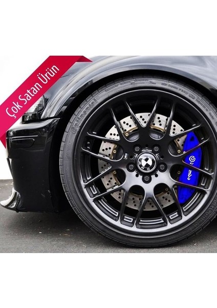 Maserati Coupe Uyumlu Brembo Fren Disk Kaliper Kapağı Mavi 4'lü Yağ Hortumlu