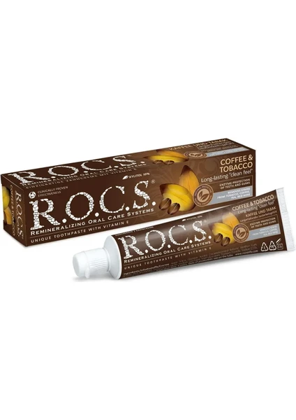 R.o.c.s. Rocs Coffee - Tobacco Diş Macunu 60 ml