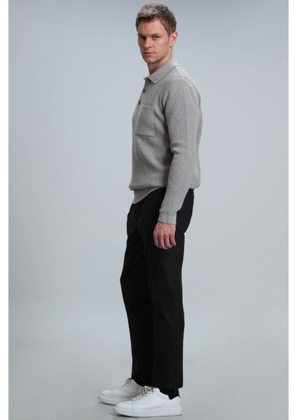 Frank Spor Erkek Chino Pantolon Slim Fit Antrasit