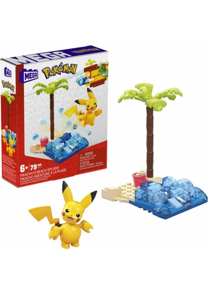 HDL75 Mega™ Pokémon™ Adventure Builder Tatil Seti 79 Para +6 Yaş