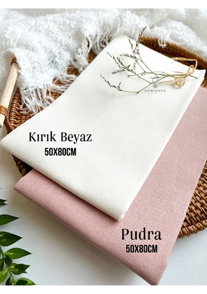 Evenweave 27CT Nakış Kumaş 2’li Set - Gül Kokusu