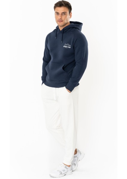 Racquet Club Regular Hoodie Erkek - Lacivert