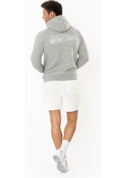 Racquet Lovers Regular Hoodie Erkek - Gri