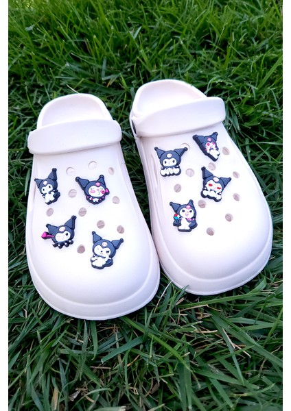 Bear & Pear Kuromi 8 Adet Terlik Aksesuarı 8'li Jibbitz Set