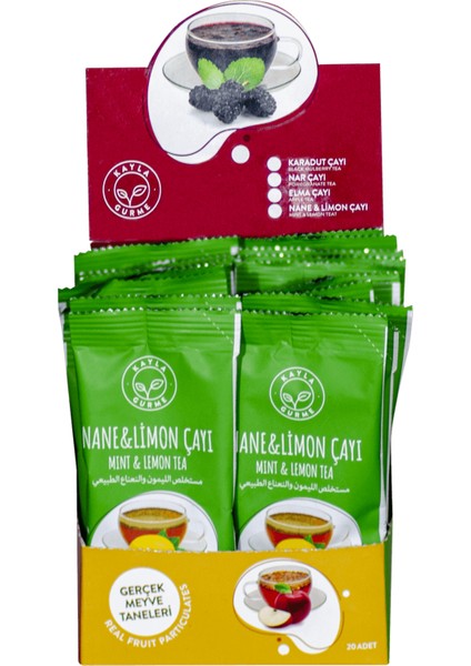 Nane Limon Çayı Nane Limon Taneli Tek Kullanımlık 20 Adet