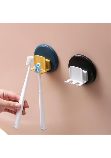 Abs+Pp Diş Fırçası Tutucu, Banyo Ücretsiz Yumruk Emme Duvar Diş Fırçası Tutucu Için Uygun (Yurt Dışından) indirimleri