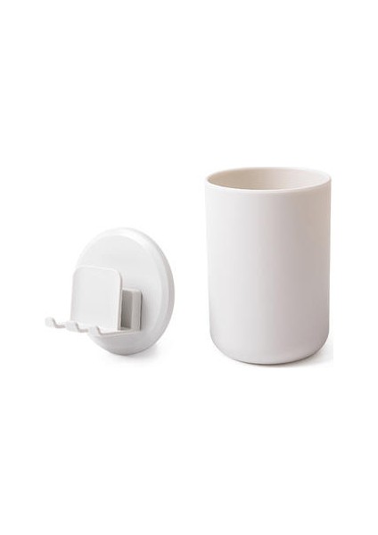 Abs+Pp Diş Fırçası Tutucu, Banyo Ücretsiz Yumruk Emme Duvar Diş Fırçası Tutucu Için Uygun (Yurt Dışından)