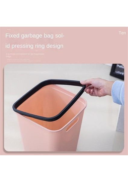 Plastik Çöp Kutusu, Tuvalet Atık Toplama Kutusu Için Kapak Kovası Olmayan Basit Kare (Yurt Dışından) modelleri