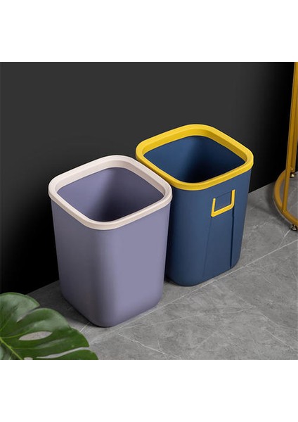 Pp Çöp Kutusu, Tuvalet Atık Toplama Kutuları Için Uygun Kapak Silindirik Büyük Kapasitesi Yok (Yurt Dışından)