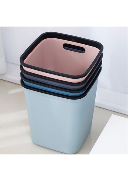 Plastik Çöp Kutusu, Tuvalet Atık Toplama Kutusu Için Kapak Kovası Olmayan Basit Kare (Yurt Dışından)