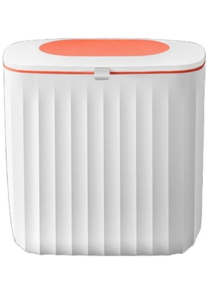 8lbathroom Duvar Asma Çöp Kutusu, Delme Depolama Kepçesi Yok, Kapaklı Duvar Kağıdı Sepeti (Yurt Dışından)