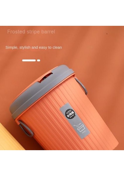 6l Büyük Kalınlaşmış Ev Çöpü Kapaksız Kutu, Mutfak Pres Halkası Sınıflandırılmış Çöp Kutusu, Tuvalet Iskandinav Yaratıcı Çekme Yüzük Sapı Çöp Sepeti (Yurt Dışından) modelleri