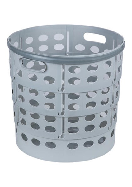 Depolama Teleskopik Katlanır Kirli Giysiler Sepet, Banyo Giysileri Plastik Depolama Sepeti, Ev Büyük Dikiş Sepeti Saplı (Yurt Dışından)