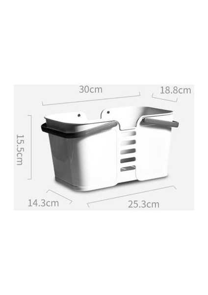 Taşınabilir Yükseltilmiş Banyo Sepeti, Plastik Banyo Depolama Sepeti, Büyük Depolama Banyosu Sepeti (Yurt Dışından) fiyatları