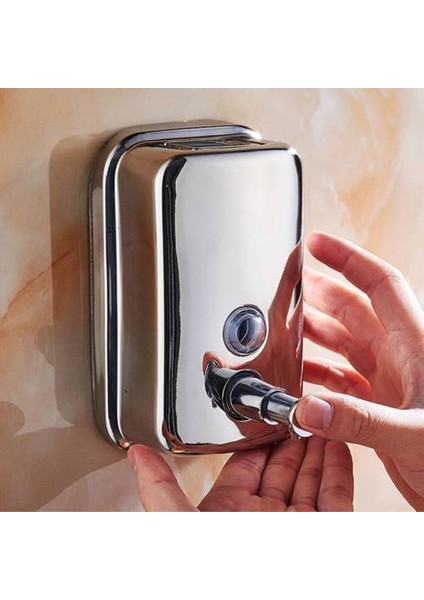 304 Paslanmaz Çelik Sabun Dağıtıcı, Duvara Monte Banyo Mutfak Sabun Dağıtıcı, Otel Restoranı El Dezenfektanı Şişe (Yurt Dışından) fiyatları