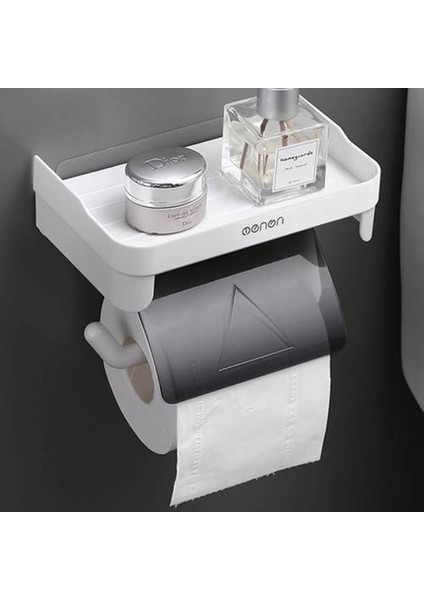 Su Geçirmez Yumruksuz Kendi Yapışkanlı Banyo Rulo Tutucu, Mutfak Tuvalet Rafı (Yurt Dışından) fiyatları