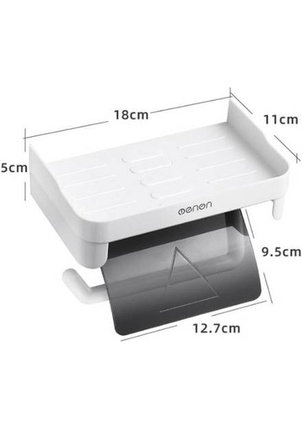 Su Geçirmez Yumruksuz Kendi Yapışkanlı Banyo Rulo Tutucu, Mutfak Tuvalet Rafı (Yurt Dışından) modelleri