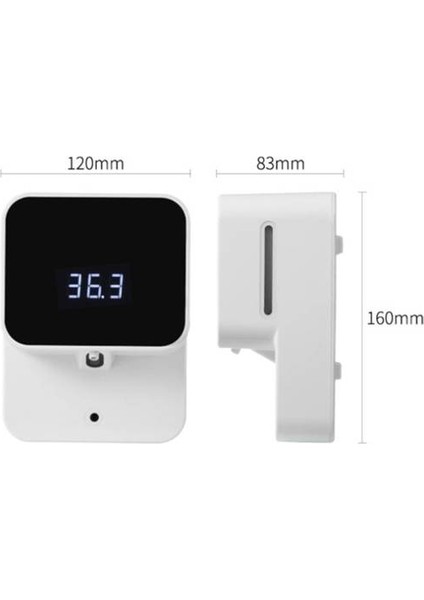 Duvara Monte Otomatik Indüksiyon Sabunu Dağıtıcı, Köpük Çamaşır Makinesi Sabunu Dağıtıcı, El Dezenfektan Makinesi (Yurt Dışından) fırsatları