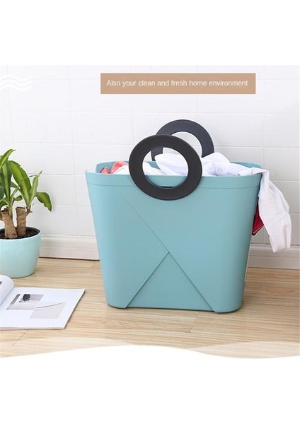 Plastik Çamaşır Sepeti, Küf - Kanıtı Nem Geçirmez Ev Anti - Sonbahar Nefes Alabilen Kirli Çamaşır Sepeti (Yurt Dışından) fırsatları