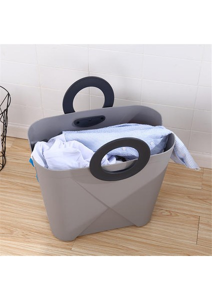 Plastik Çamaşır Sepeti, Küf - Kanıtı Nem Geçirmez Ev Anti - Sonbahar Nefes Alabilen Kirli Çamaşır Sepeti (Yurt Dışından) indirimleri