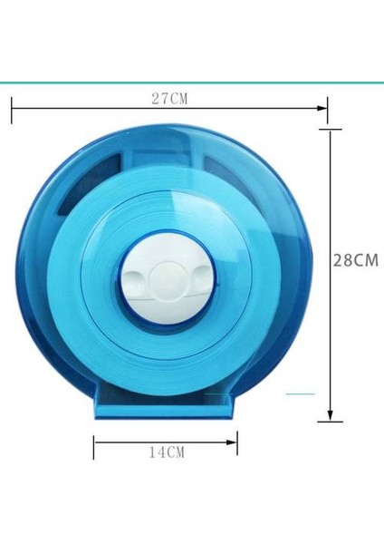 Tuvalet Doku Kutusu Otel Banyosu, Plastik Büyük Rulo Kağıt Tutucu Tuvalet Kağıdı Ev, Su Geçirmez Büyük Rulo Kağıt Tutucu (Yurt Dışından)