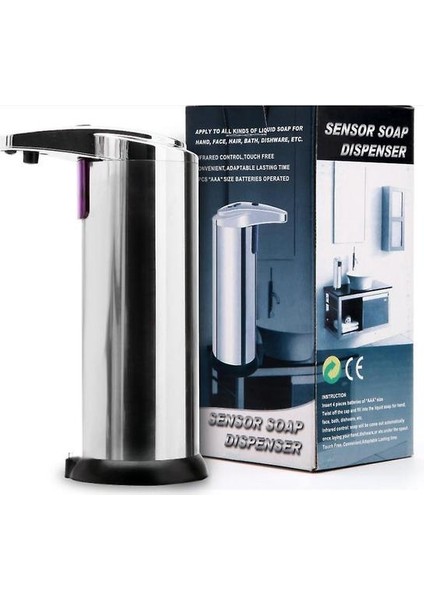 Otomatik Sabunluk Kızılötesi Sensörü Dokunuşsuz Sanitizer Dispenseri (Yurt Dışından) fiyatları